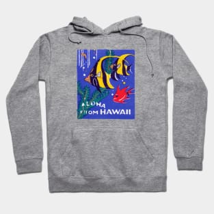 1930 Tropical Fish, Hawaii Hoodie